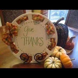 Southern Living at Hone DRESS ME UP PLATE theme decorate serving platter cake